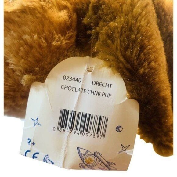 2016 Build A Bear DRECHT Chocolate Brown Puppy Dog Plush Stuffed Toy 17" - Picture 8 of 8